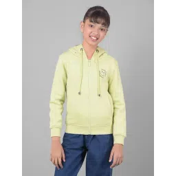 Crimsoune Club Kids Olive Solid Full Sleeves Sweatshirt-picture-47