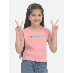 Crimsoune Club Kids Pink Printed T-Shirt-picture-39