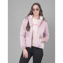 Crimsoune Club Light Pink Regular Fit Puffer Jacket-picture-39