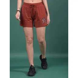 Crimsoune Club Maroon Printed Shorts-picture-30