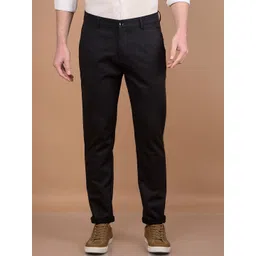 Crimsoune Club Men Checked Smart Slim Fit Chinos image 1