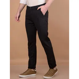 Crimsoune Club Men Checked Smart Slim Fit Chinos image 3