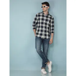 Crimsoune Club Men Mid-Rise Slim Fit Light Fade Stretchable Jeans-picture-36