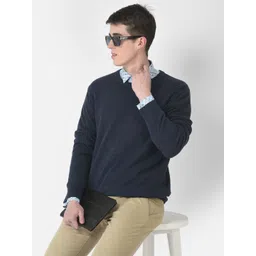 Crimsoune Club Men Navy Blue Pullover-picture-31