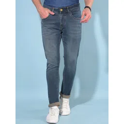 Crimsoune Club Men Skinny Fit Mid Rise Clean Look Stretchable Jeans-picture-27