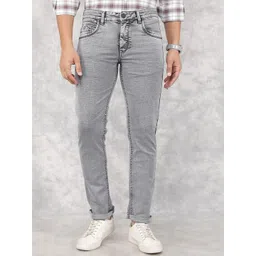 Crimsoune Club Men Slim Fit Heavy Fade Stretchable Jeans-picture-10