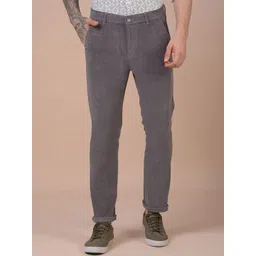 Crimsoune Club Men Smart Slim Fit Mid-Rise Regular Trousers-picture-40