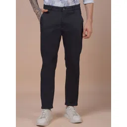 Crimsoune Club Men Solid Smart Slim Fit Chinos Trousers-picture-33