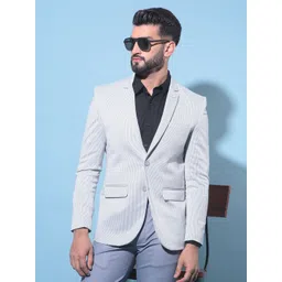 crimsoune club Men Striped Single Breasted Casual Blazer-picture-17