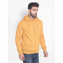 Crimsoune Club Mustard Regular Fit Hooded Sweatshirt-picture-32