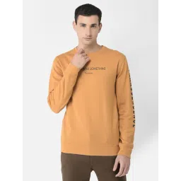Crimsoune Club Mustard Regular Fit Printed Sweatshirt-picture-25