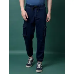 Crimsoune Club Navy Blue Regular Fit Jeans-picture-40