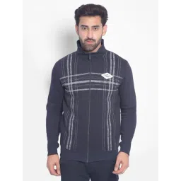 Crimsoune Club Navy Blue Regular Fit Printed Sweatshirt-picture-42