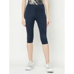 Crimsoune Club Navy Mid Rise Capris-picture-22