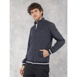 Crimsoune Club Navy Regular Fit Checks Sweatshirt-picture-34