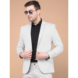 Crimsoune Club Notched Lapel Collar Single Breasted Blazer-picture-24