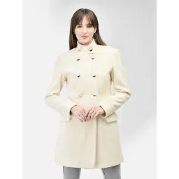 Crimsoune Club Off White Regular Fit Coat-picture-24