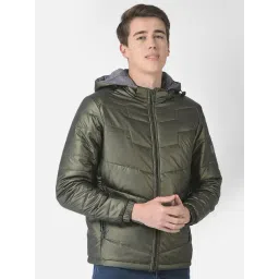 Crimsoune Club Olive Regular Fit Hooded Jacket-picture-18