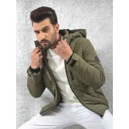 Crimsoune Club Olive Regular Fit Quilted Jacket-picture-22