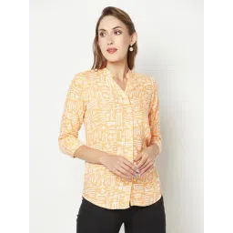 Crimsoune Club Orange Printed Shirt-picture-21