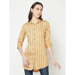 Crimsoune Club Orange Striped Shirt-picture-27