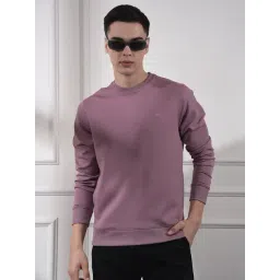 Crimsoune Club Pink Blended Regular Fit Printed Sweatshirt-picture-27