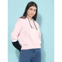 Crimsoune Club Pink Printed Hooded Sweatshirt-picture-35