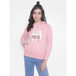 Crimsoune Club Pink Printed Hoodie-picture-32