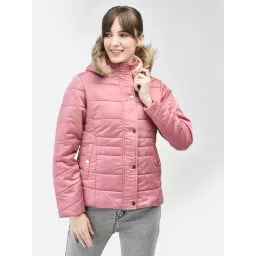 Crimsoune Club Pink Regular Fit Hooded Jacket-picture-28