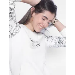 Crimsoune Club Pullover Printed Cotton Pullover Sweatshirt image 1