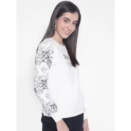 Crimsoune Club Pullover Printed Cotton Pullover Sweatshirt image 3