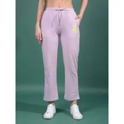 Crimsoune Club Purple Printed Trackpants-picture-39