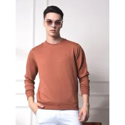 Crimsoune Club Red Blended Regular Fit Printed Sweatshirt-picture-10