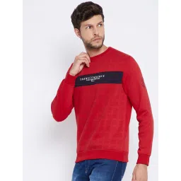 Crimsoune Club Red Regular Fit Printed Sweatshirt image 3