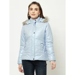 Crimsoune Club Sky Blue Regular Fit Padded Jacket-picture-23