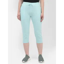 Crimsoune Club Sky Blue Slim Fit Capris-picture-16