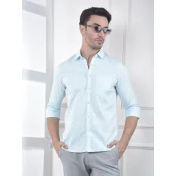 Crimsoune Club Sky Blue Slim Fit Shirt-picture-17