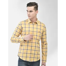 Crimsoune Club Slim Fit Checked Pure Cotton Casual Shirt-picture-29
