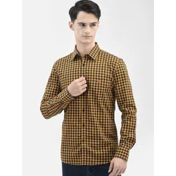 Crimsoune Club Slim Fit Opaque Checked Casual Shirt-picture-38