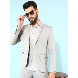 Crimsoune Club Slim-Fit Single-Breasted Blazer-picture-41