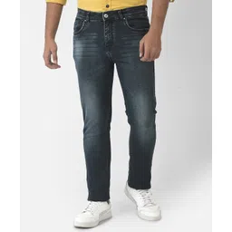 CRIMSOUNE CLUB Solid Washed Jeans- Blue-picture-28