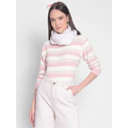 Crimsoune Club Striped Round Neck Pullover-picture-42