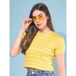 Crimsoune Club Striped V-Neck Pockets Slim Fit T-shirt-picture-34