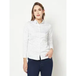 Crimsoune Club White Printed Shirt-picture-14