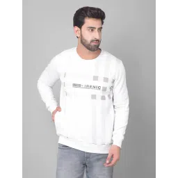 Crimsoune Club White Regular Fit Checks Sweatshirt-picture-42