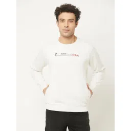 Crimsoune Club White Regular Fit Printed Sweatshirt-picture-30