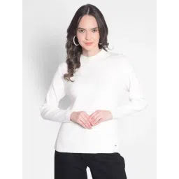 Crimsoune Club White Regular Fit Sweater-picture-20