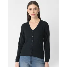 Crimsoune Club Women Abstract Acrylic Cardigan-picture-40