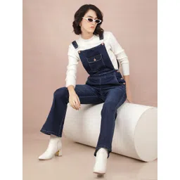 crimsoune club Women Dark Blue Dungaree-picture-24