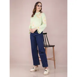 Crimsoune Club Women Floral Printed Long Sleeves Pullover-picture-23